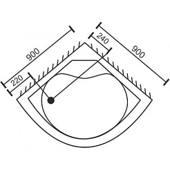 Royal Bath Душевой поддон RB 90BK – фотография-3